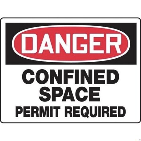 Accuform OSHA DANGER SAFETY SIGN CONFINED MCSP130XP MCSP130XP